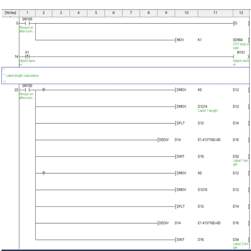 plc wecon ung dung may dan label