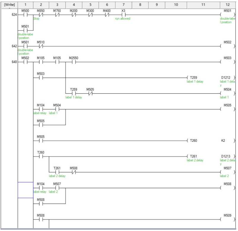 plc wecon ung dung may dan label