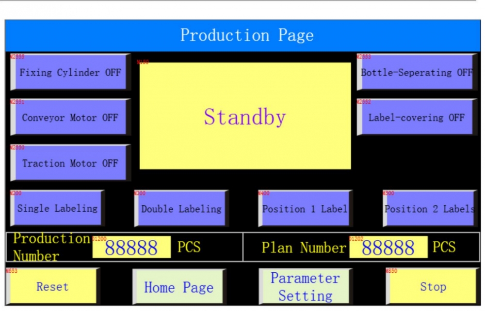 plc wecon ung dung may dan label